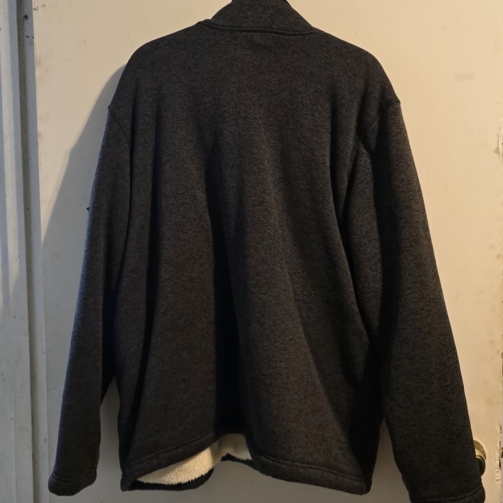 Orvis Charcoal Zip-Up Sweater for Men - Picture 8 of 16